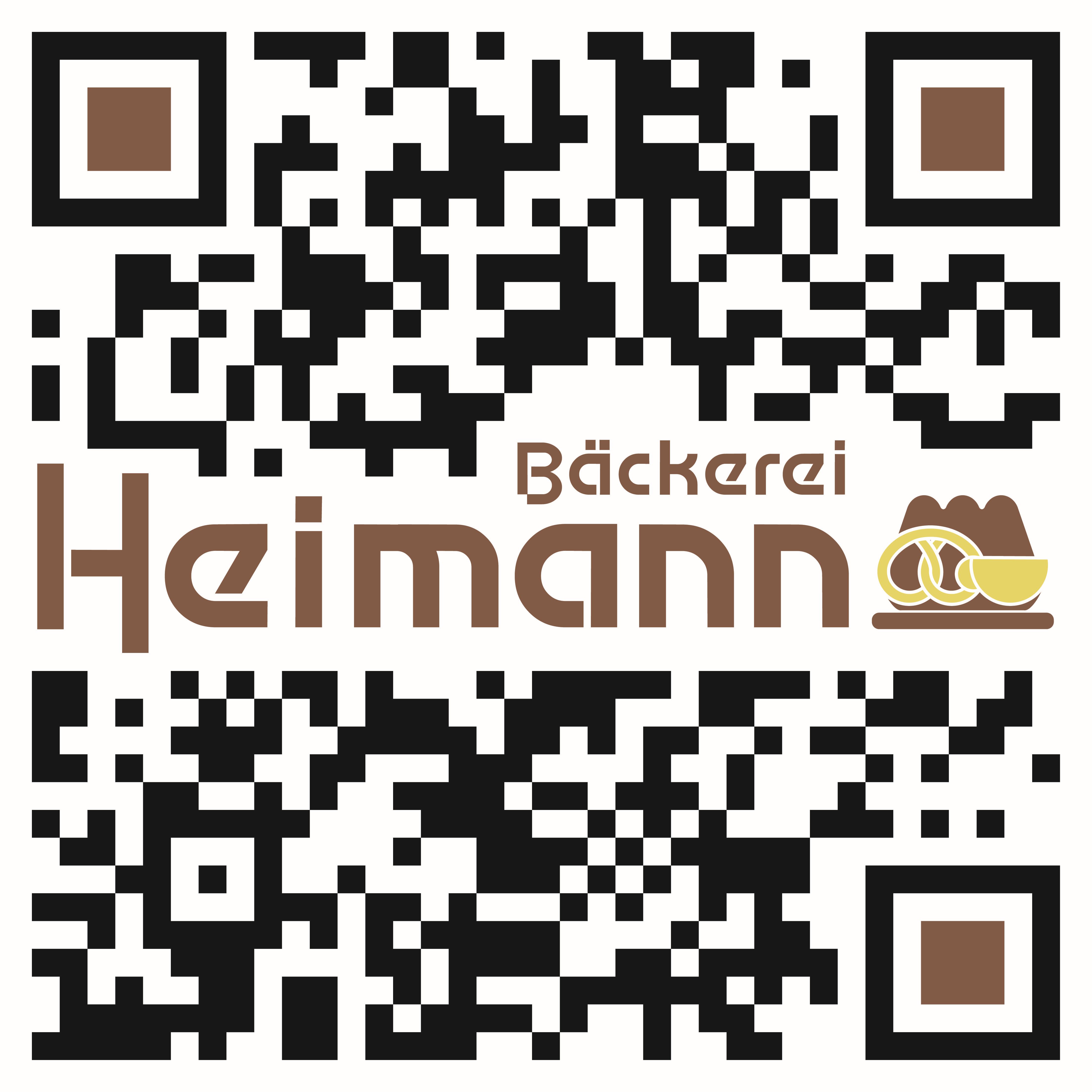 QR-Code der Bäckerei Heimann